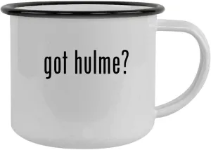 got hulme? - 12oz Camping Mug Stainless Steel, Black