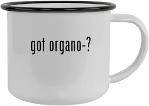 got organo-? - 12oz Camping Mug Stainless Steel, Black
