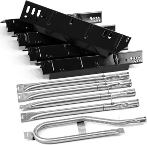 Grill Replacement Parts for Dyna-Glo 5 Burner DGH474CRP, DGH485CRP, 4 Burner DGH450CRP, Repair Kit for Dyna-Glo 3 Burner DGH373CR Grill, 70-02-411 Grill Heat Plates Tent, 70-02-413