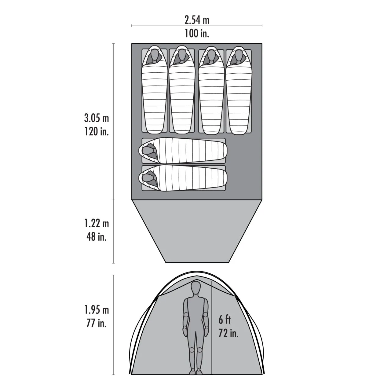 Habiscape 6-Person Tent