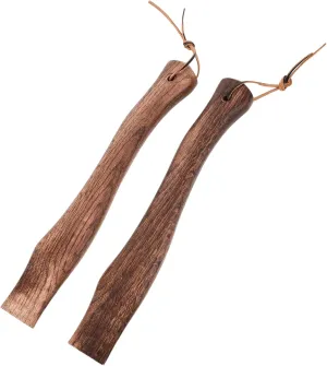 HANABASS Axe Handle Replacement 2pcs Wooden Hatchet Handle Sturdy Grip for Efficient Chopping
