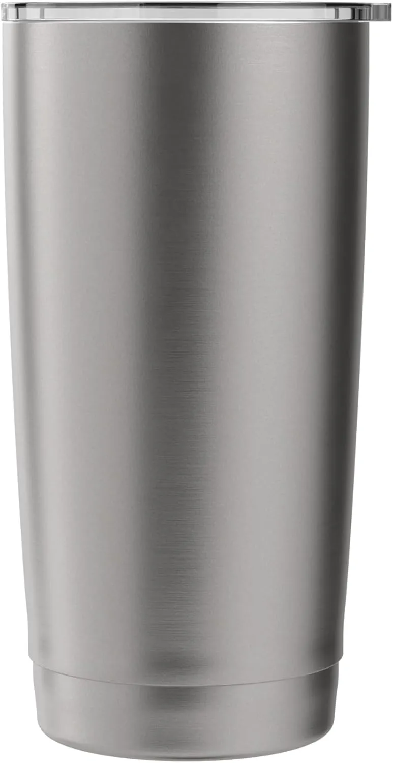 Happy Camper Social Club Cute Teardrop Trailer Forest Stainless Steel Insulated Tumbler