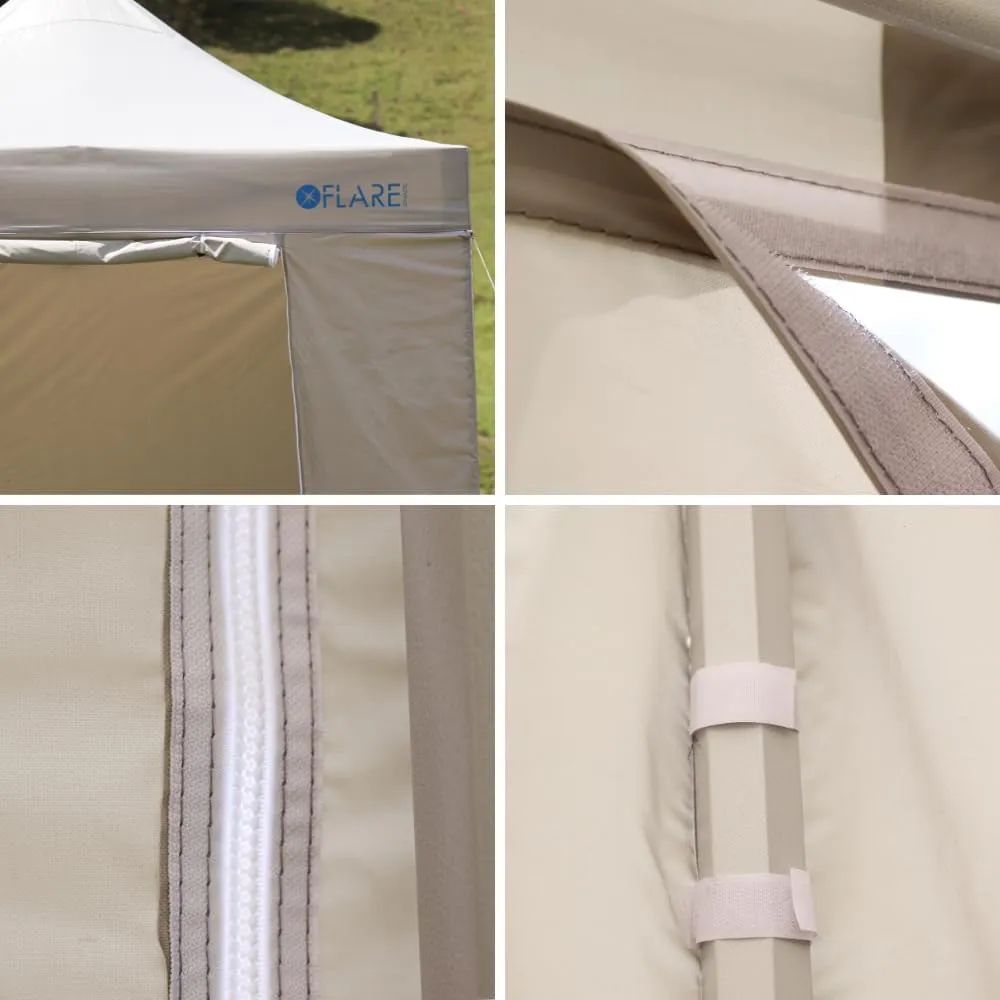 Heavy Duty, Commercial Grade Pop Up Canopy Tent. Instant Canopy with Hex Legs & Extended Warranty. Package Includes Wheeled Bag, Pins & Ropes. (Blue, 10ft x 10ft)