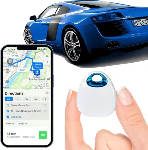 Hidden GPS Tracker for Vehicles–Mini Car GPS Locator,Real-Time Tracking, 365-Day Battery, Waterproof Anti-Theft Device, App for Android and iOS,No SIM Card Required,No Monthly Fee