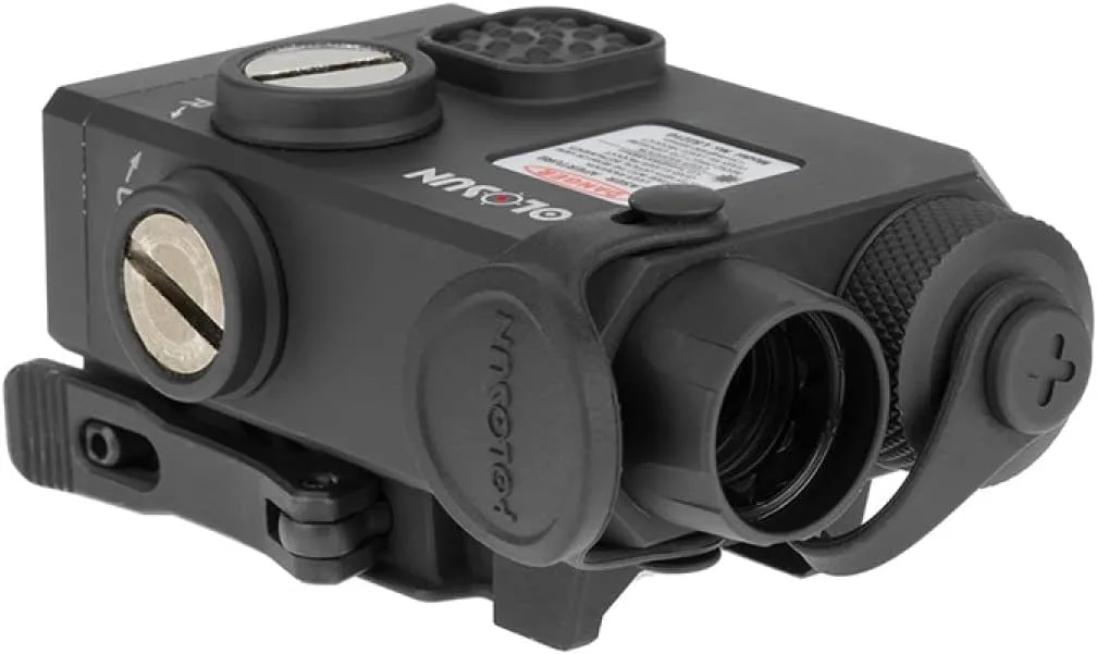 HOLOSUN LS221G&IR Co-Axial Green & IR Laser Sight w/QD Picatinny Rail Mount LS221G