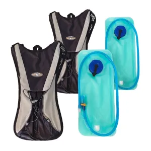HydraVenture™ 5L Hydration Pack Duo – Includes 2L Bladders (2-Pack)