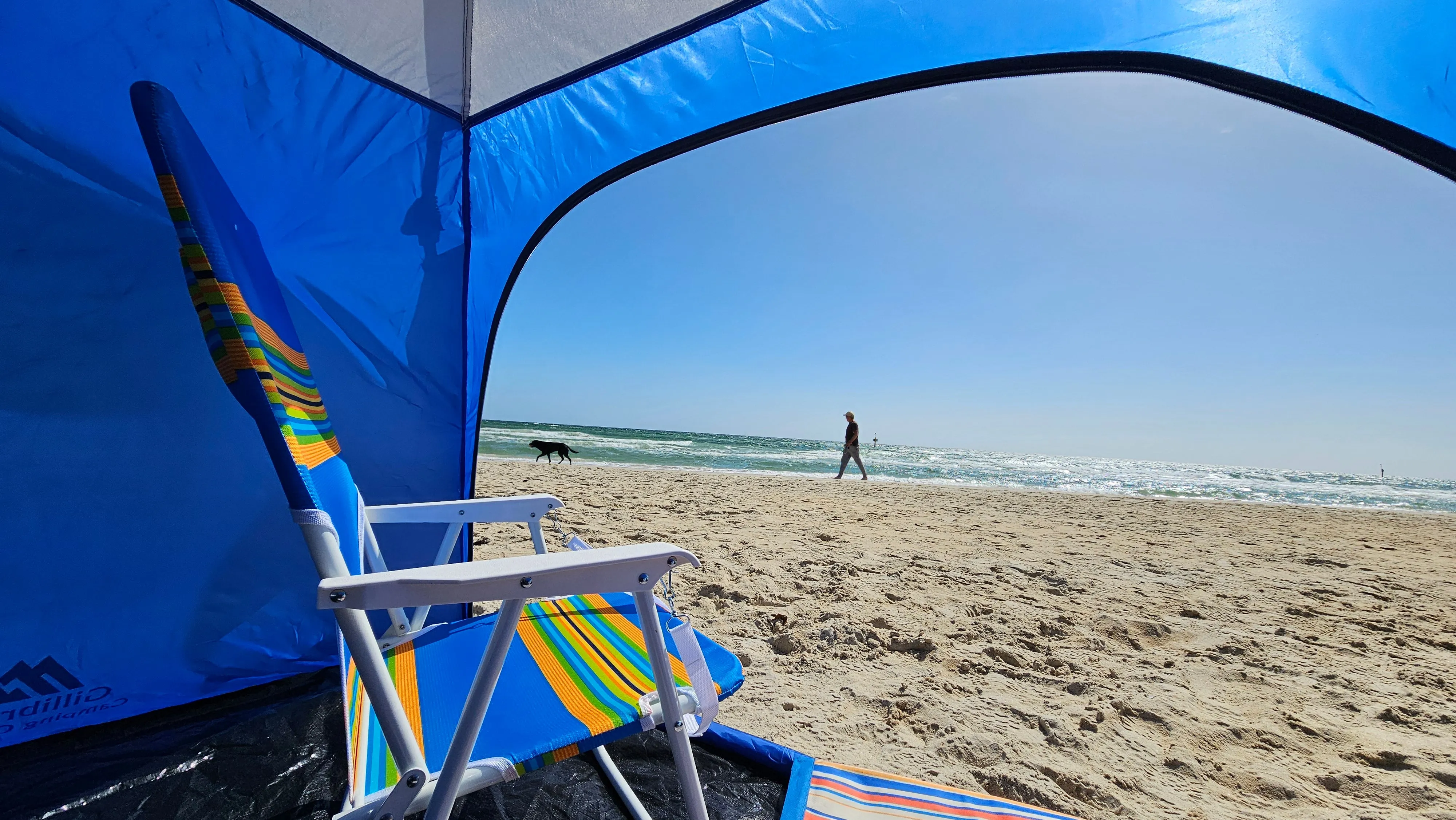 Instant Beach tent comble 1 2