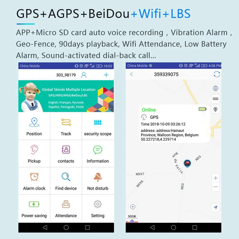 Intelligent 3G Hot GPS Tracker with ID Card Shape Auto Voice Recording Accurate Location & SOS Double Call Free Web & Mobile APP