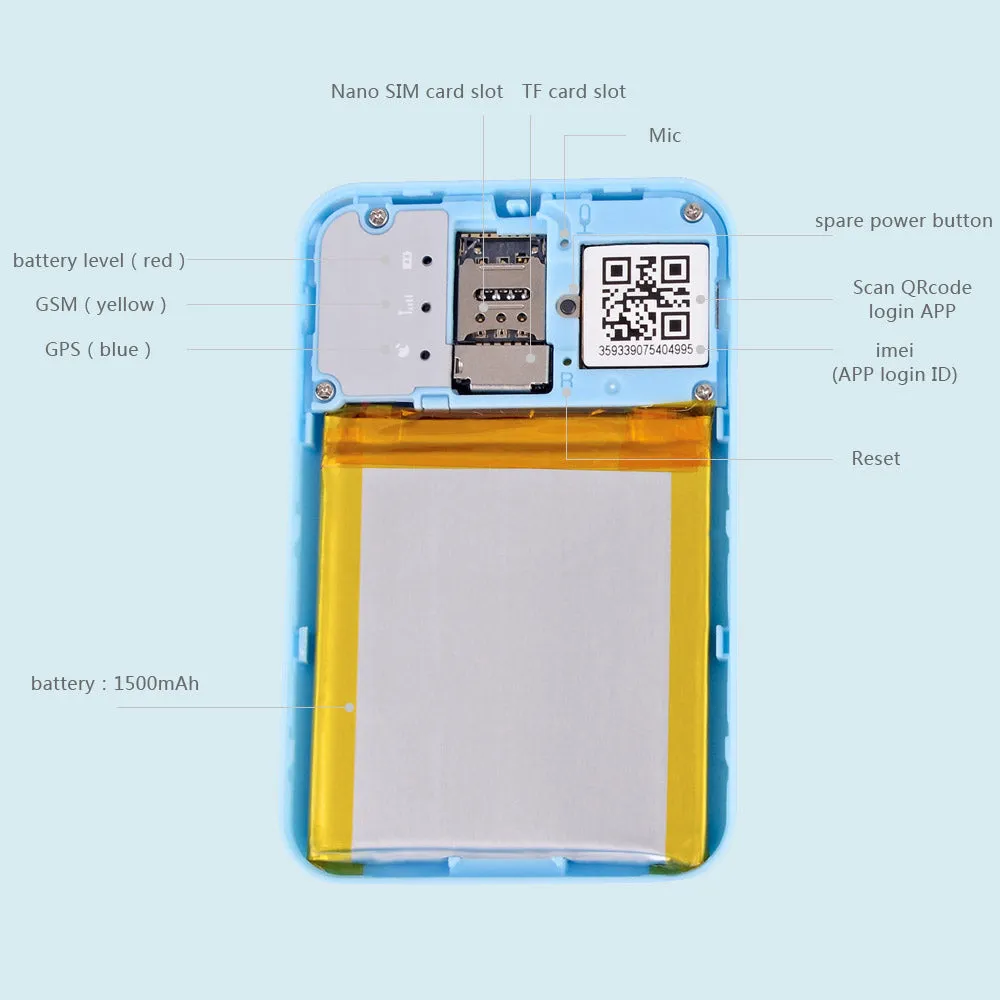 Intelligent 3G Hot GPS Tracker with ID Card Shape Auto Voice Recording Accurate Location & SOS Double Call Free Web & Mobile APP
