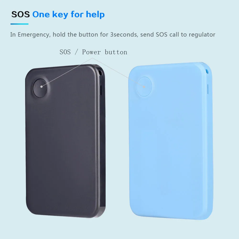 Intelligent 3G Hot GPS Tracker with ID Card Shape Auto Voice Recording Accurate Location & SOS Double Call Free Web & Mobile APP
