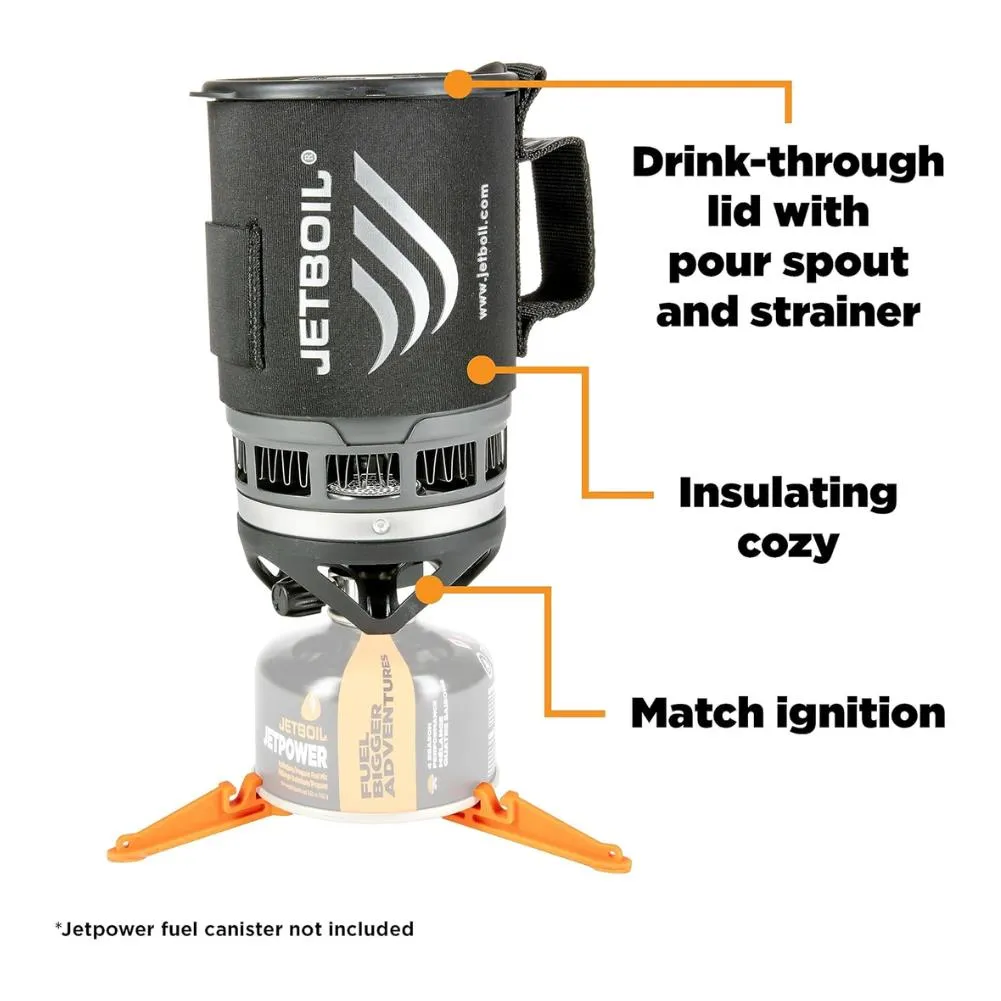 Jetboil ZIP Fast Boil Personal Cook System (Carbon)