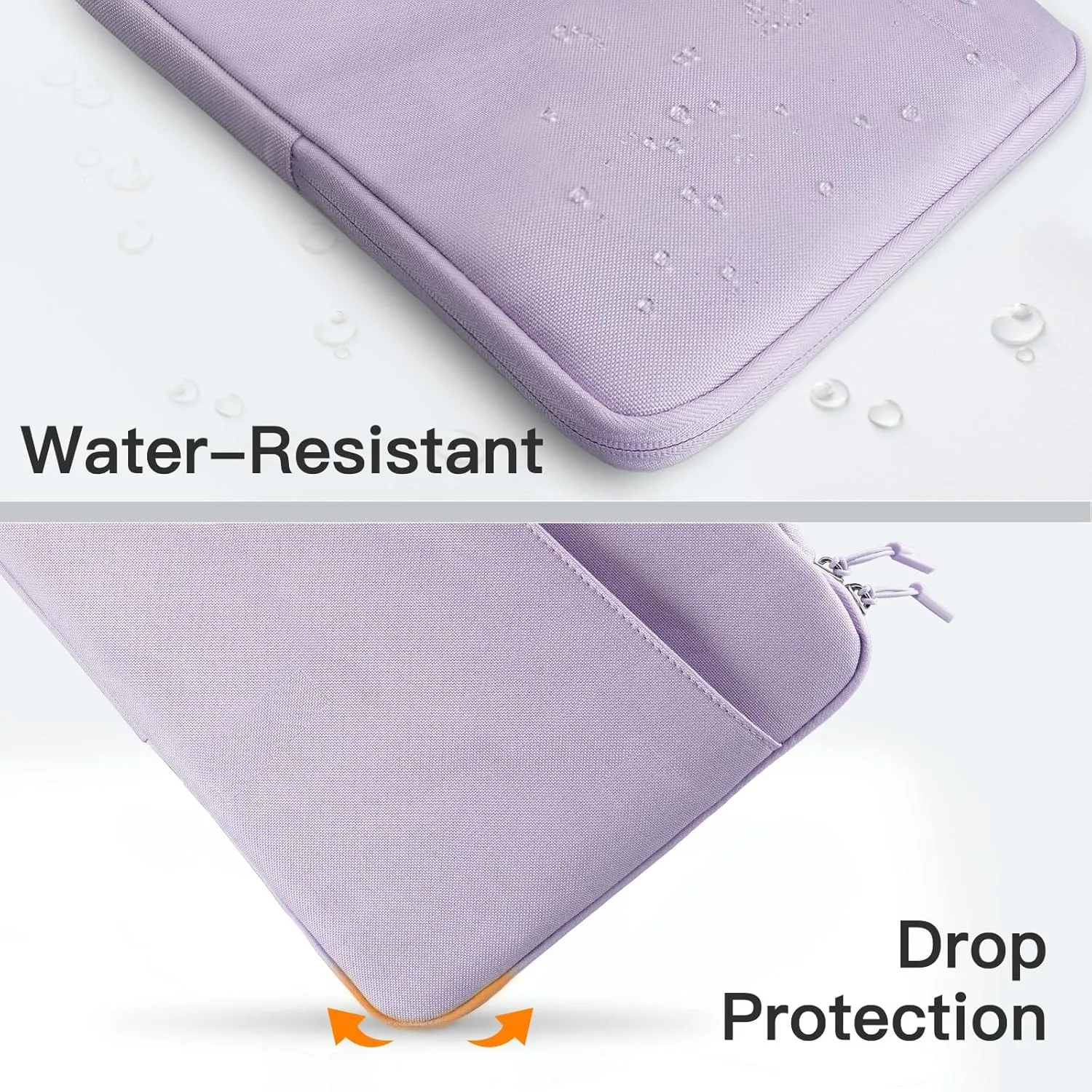 JETech Laptop Sleeve for 13-14Inch MacBook Air/Pro (M4/M3/M2/M1, 2021-2025), Waterproof Bag with Portable Handle and Pocket