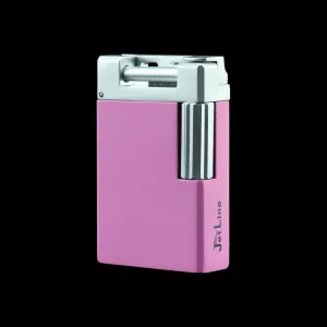 Jetline Opal (Pink) Soft Flame Flint Lighter, Cigar, Pipe, Durable, Refillable, Reusable, Smoking Accessories