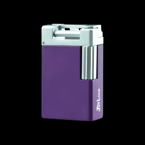 Jetline Opal (Purple) Soft Flame Flint Lighter, Cigar, Pipe, Durable, Refillable, Reusable, Smoking Accessories