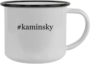 #kaminsky - 12oz Hashtag Camping Mug Stainless Steel, Black