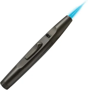 Katzone-Multipurpose Pencil Style-Single Torch Lighter with Lock Switch (Gunmetal)