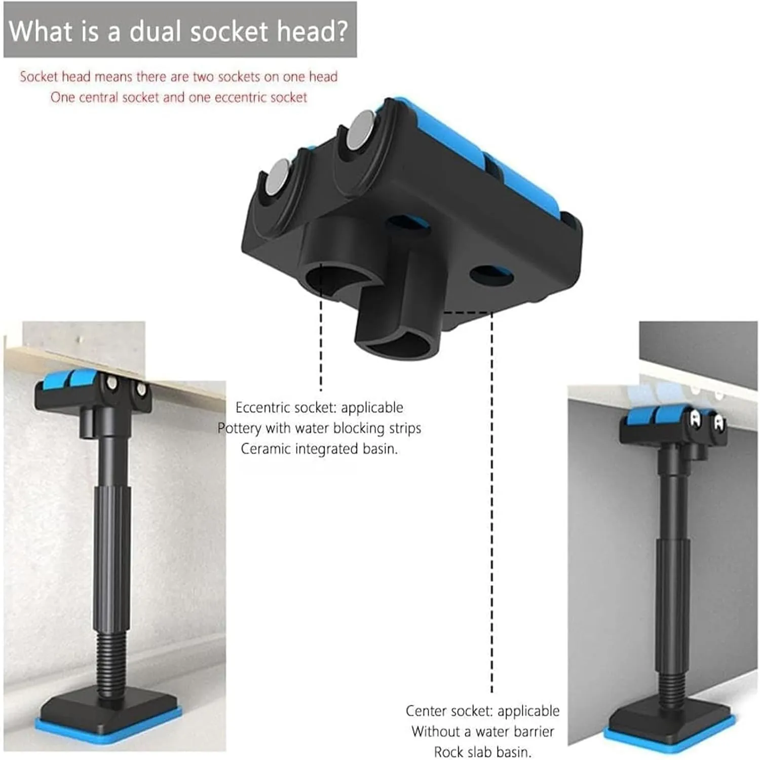 Labor Saving Lifting Brackets, 2025 New Multi-Function Height Adjustment Lifting Device, for Installing Cabinets And Wall Tile Height Adjuster Handheld Tool, Labor Saving, Load 440 Lb (Red*2)