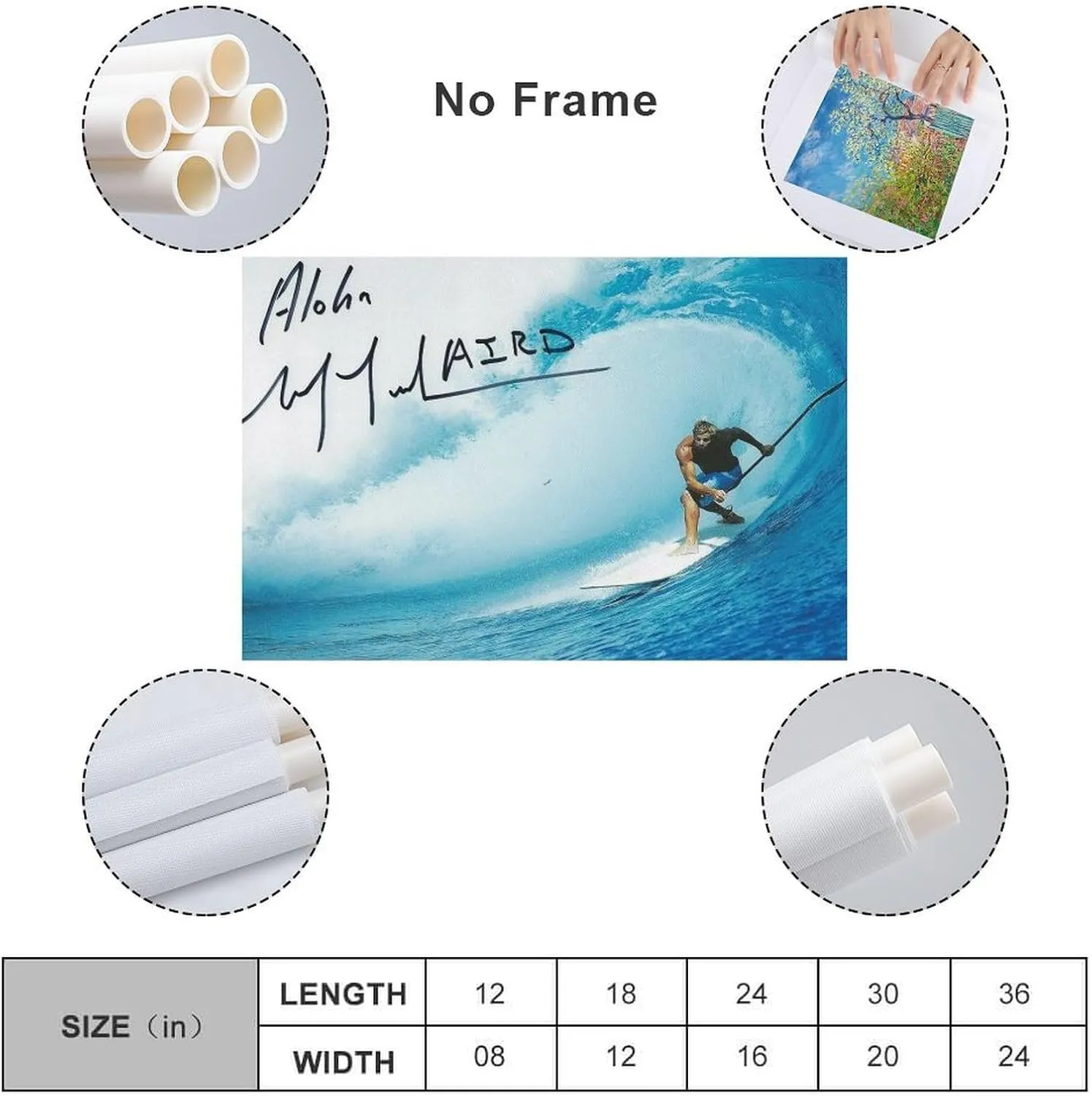 Laird Hamilton Portrait Poster Athlete Motivational Cool Poster 1 Canvas Wall Art Posters For Room Aesthetic And Decor Poster For Living Room Bedroom Office Decor Unframe-style20x30inch(50x75cm)