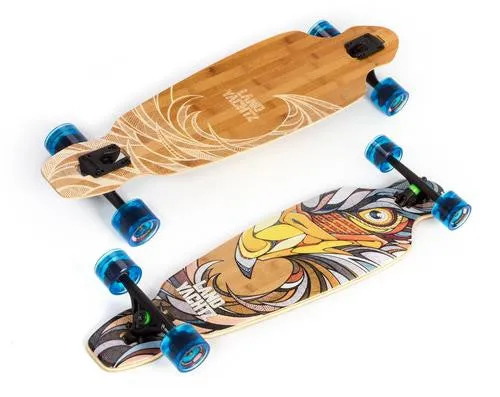 Landyachtz Longboards Deck: 2016 Bamboo Battle Axe Eagle 35