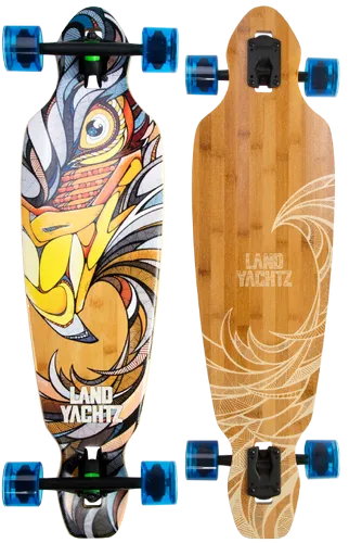 Landyachtz Longboards Deck: 2016 Bamboo Battle Axe Eagle 35