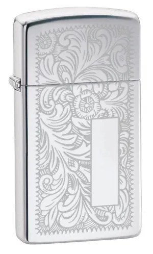 Lighter - Slim Silver Venetian