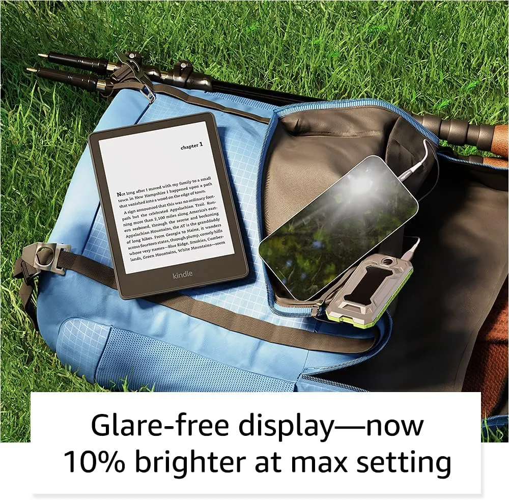 Like-New Amazon Kindle Paperwhite (16 GB) | Now with a larger display, adjustable warm light, increased battery life, and faster page turns | Black