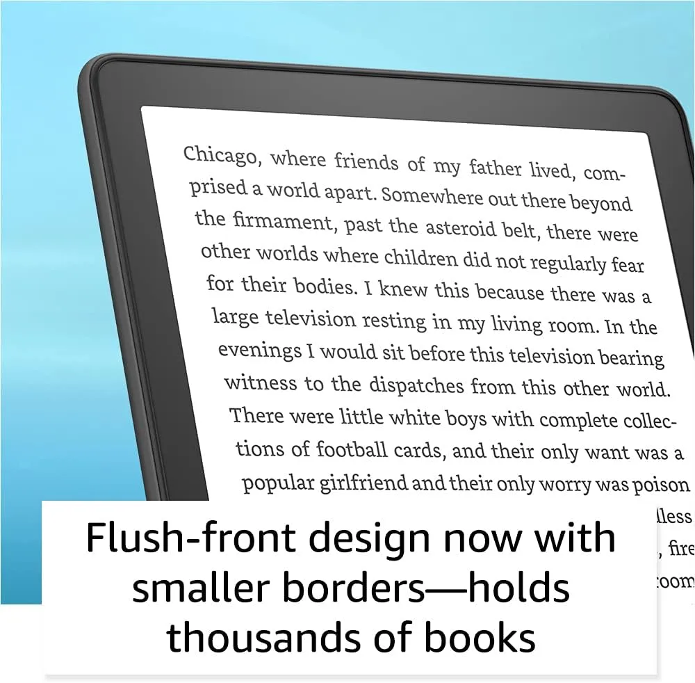 Like-New Amazon Kindle Paperwhite (16 GB) | Now with a larger display, adjustable warm light, increased battery life, and faster page turns | Black