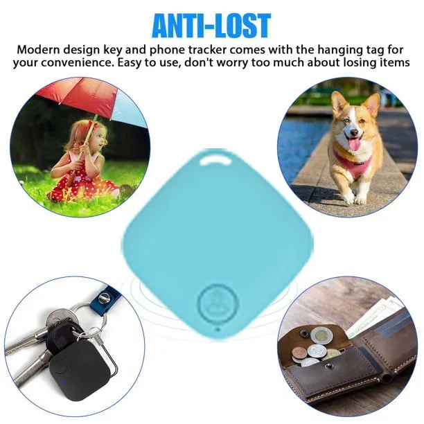 LNGOOR 4Pcs Anti-Lost tracker, GPS Pro trackr, Wireless Bluetooth 4.0 tracking ,Wallet Keys Pet Finder, find my keys