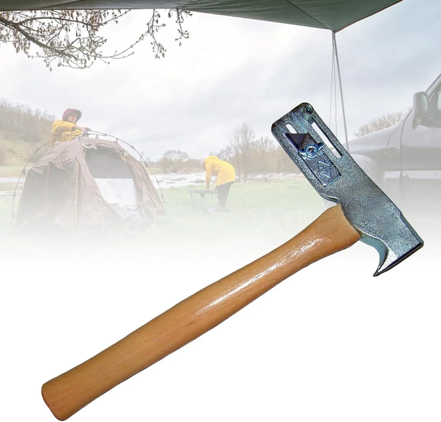 Magnet Roofing Hatchets Faced Roofing Hatchets Quick Installation Roofing Nails,Carbon Steel Roofing Hammer,for Garden Construction for Roofing, Garden ConstructionGrey,One Size