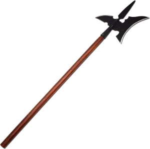Medieval Warrior Large 46.5" Forged Carbon Steel Triple Edged Wood Handle Viking Axe
