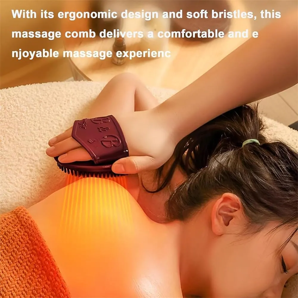 Meridian Brush,Meridian Brush Massage Body,Whole Body Relaxation Massage Comb for Body and Leg Relaxation, Soothing Muscles to Relieve Fatigue (A 2pcs with Essential Oil)