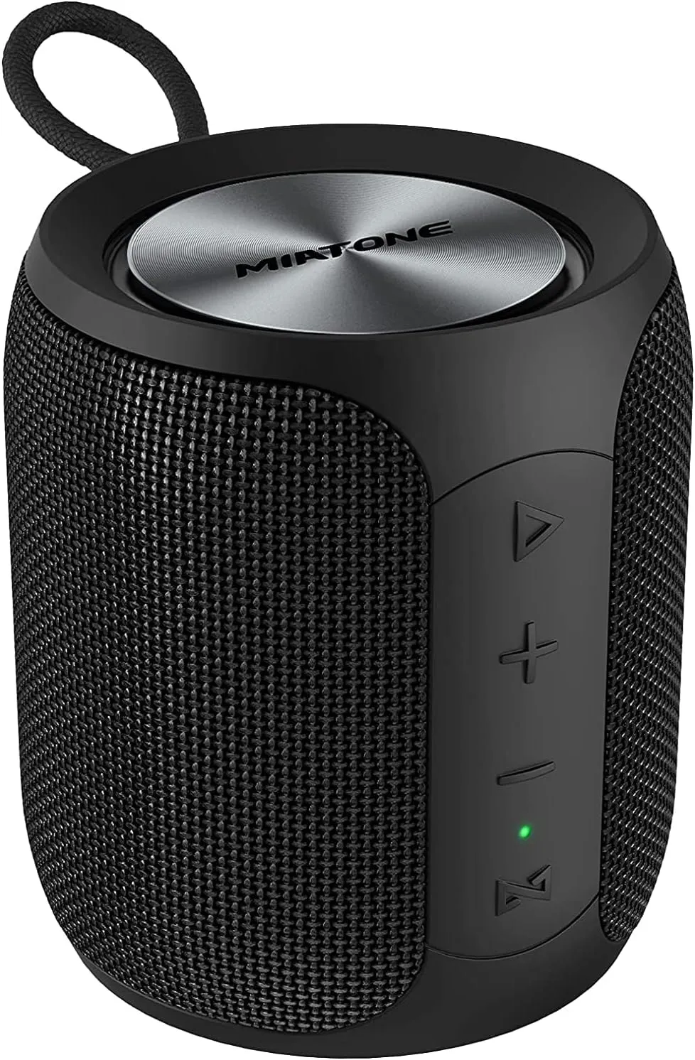 MIATONE QBOX - 16W Bluetooth Speaker IP67 Waterproof Speaker with Deep Bass, Portable Speakers for Beach Camping Accessories, Gifts for Men Fathers Him - Black
