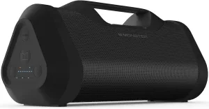Monster Blaster 3.0 Portable Speaker, 120W Wireless Bluetooth, IPX5 Rechargeable Waterproof with USB Charge Out & Aux Input
