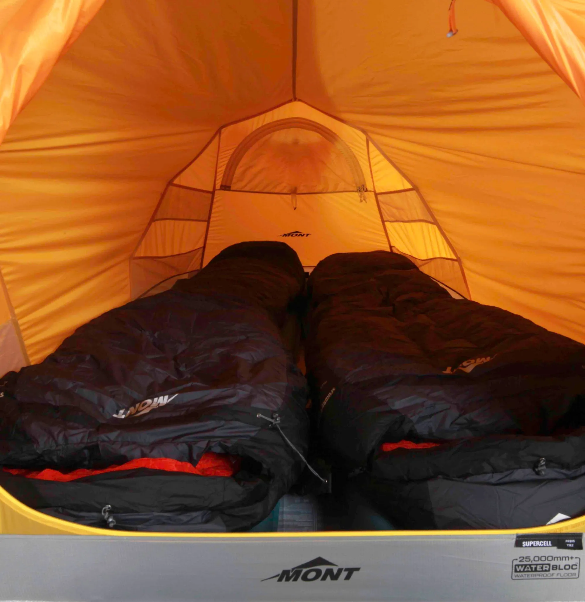 Mont Supercell EX Tunnel Tent Turmeric