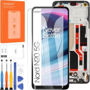 Not Original Screen for Oneplus Nord N20 5G Screen Replacement for 1  Nord N20 5G LCD Screen GN2200,CPH2459 Touch Display Digitizer Assembly Repair Parts（Black with Frame）