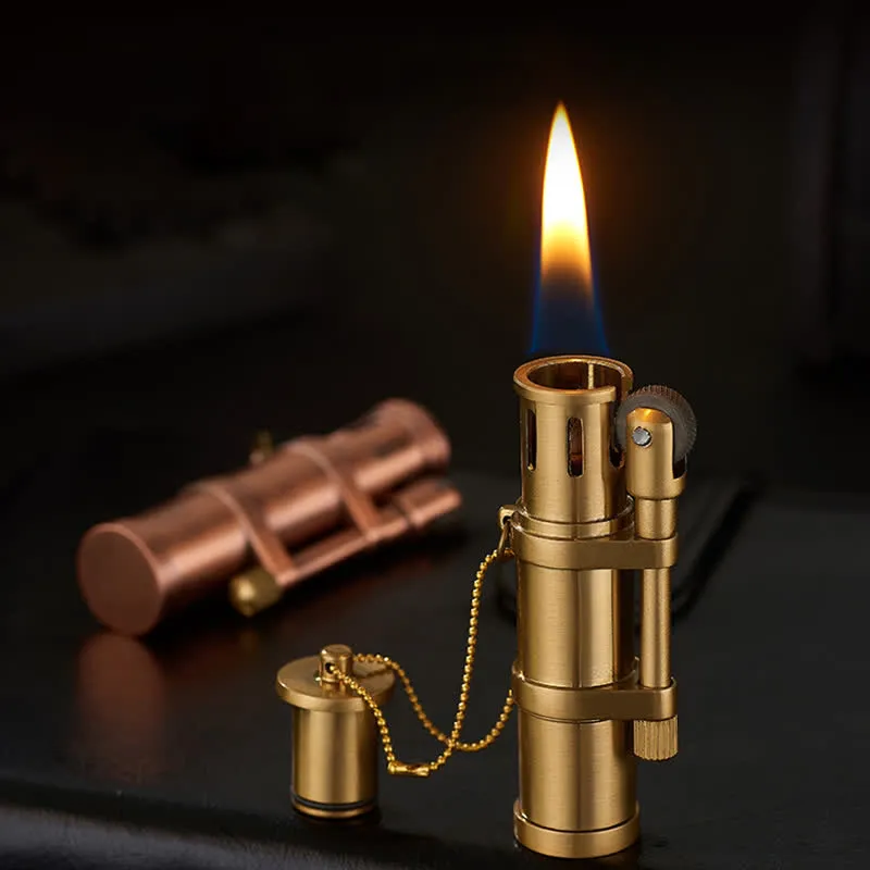 Novelty Bamboo Shape Refillable Kerosene Lighter