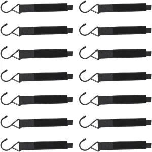 NUEAYMS 14Pcs Ice Fishing Shelter Coat Hooks Heavy Duty Ice Fishing Shelters Hooks Accessory Hanger for Ice Fishing Outdoor