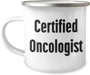 Oncologist Gifts for Men, Funny Quote on Camping Mug, Gifts from Family for Father's Day