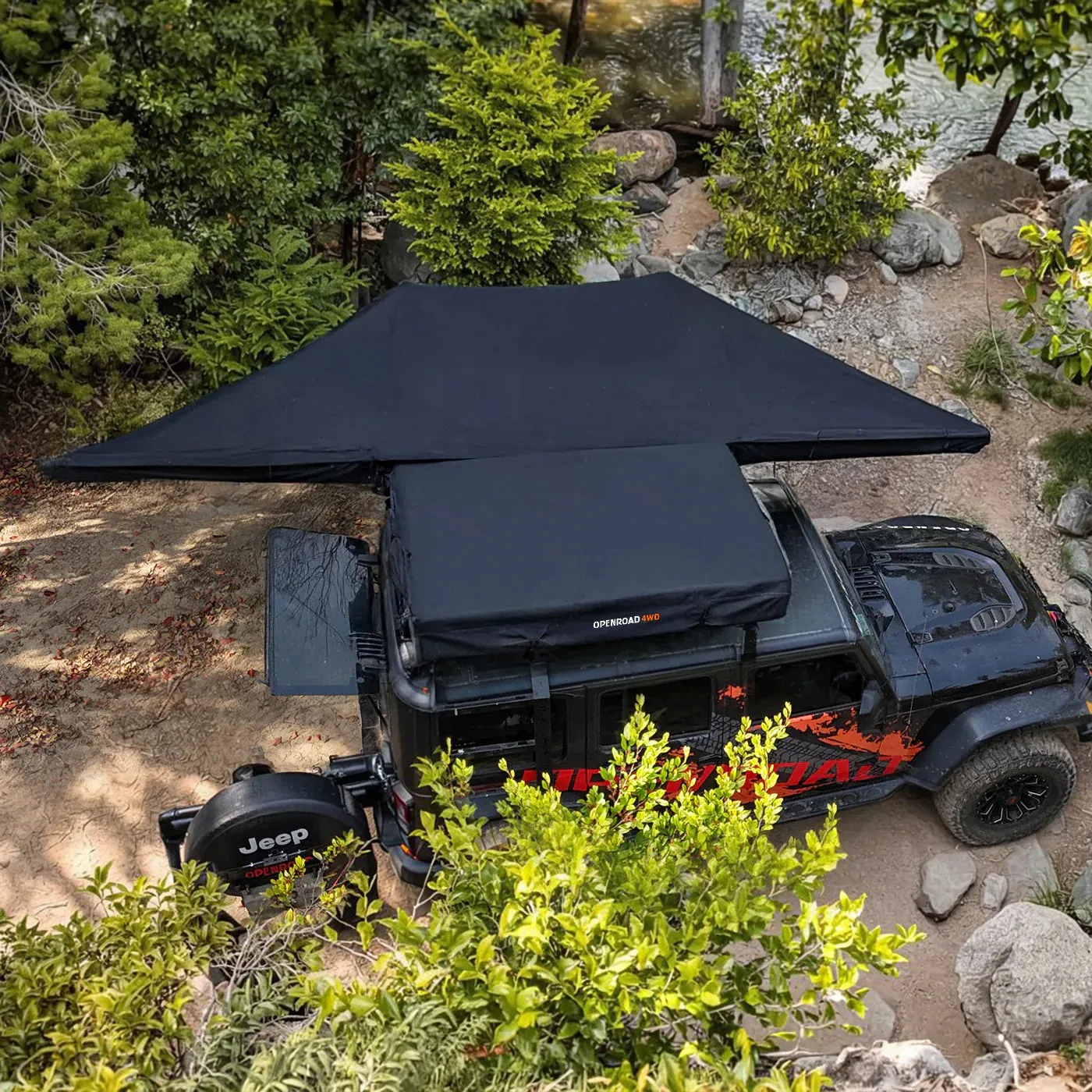 Openroad4wd Family 4-Person Quick-Open Roof Tent