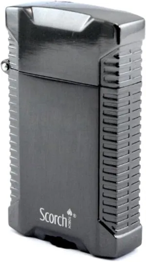 Orion Double Jet Flame Flip Top Cigar Torch Lighter (Gunmetal)