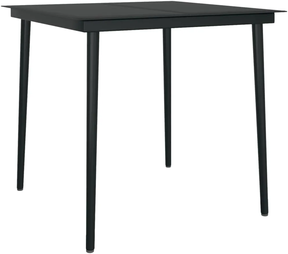 Outdoor Patio Furniture,5 Piece Patio Dining Set with Cushions Gray and BlackDesigned for Camping, Resting, Outdoors.