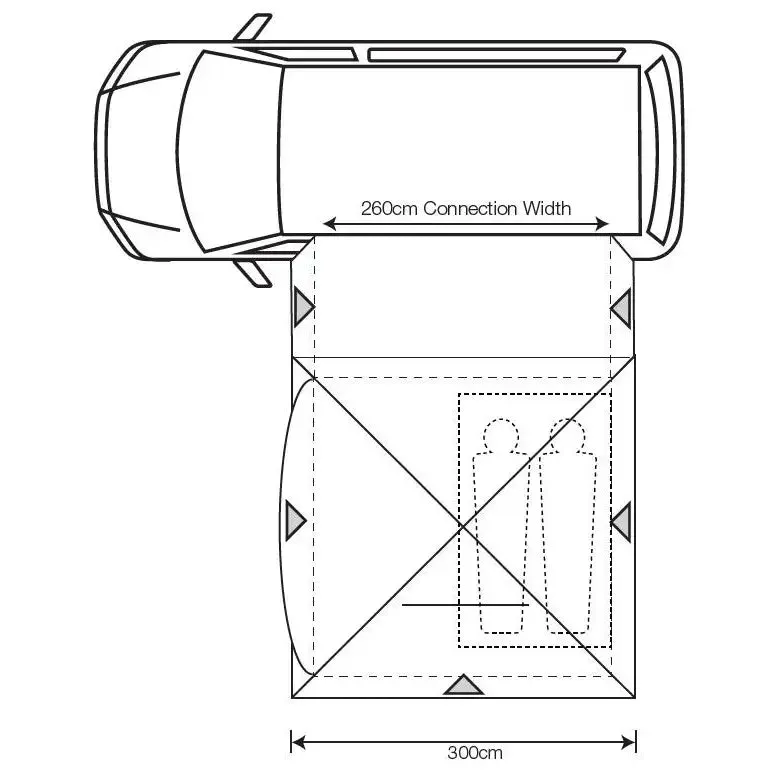 Outdoor Revolution Cayman Sleeping Annexe 2025