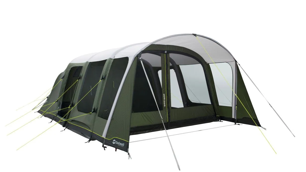 Outwell Avondale 6PA, 6 Person Air Tent - Green and Grey (OUT0078)