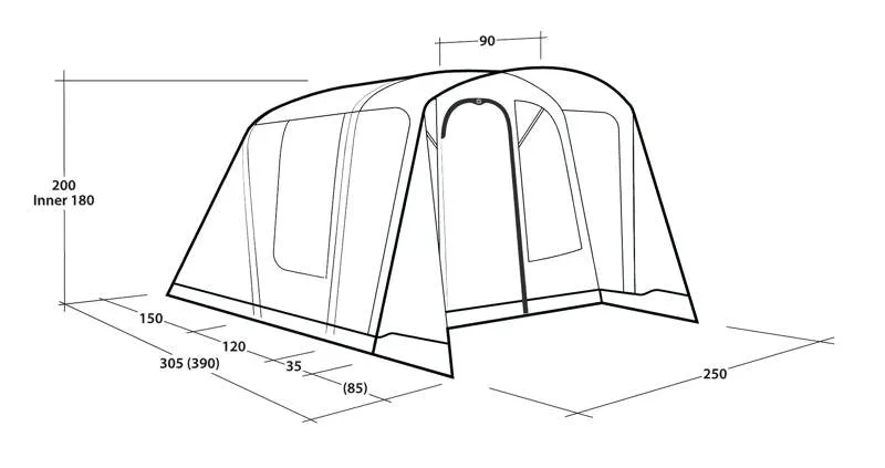 Outwell San Antonio 2 Air Tent