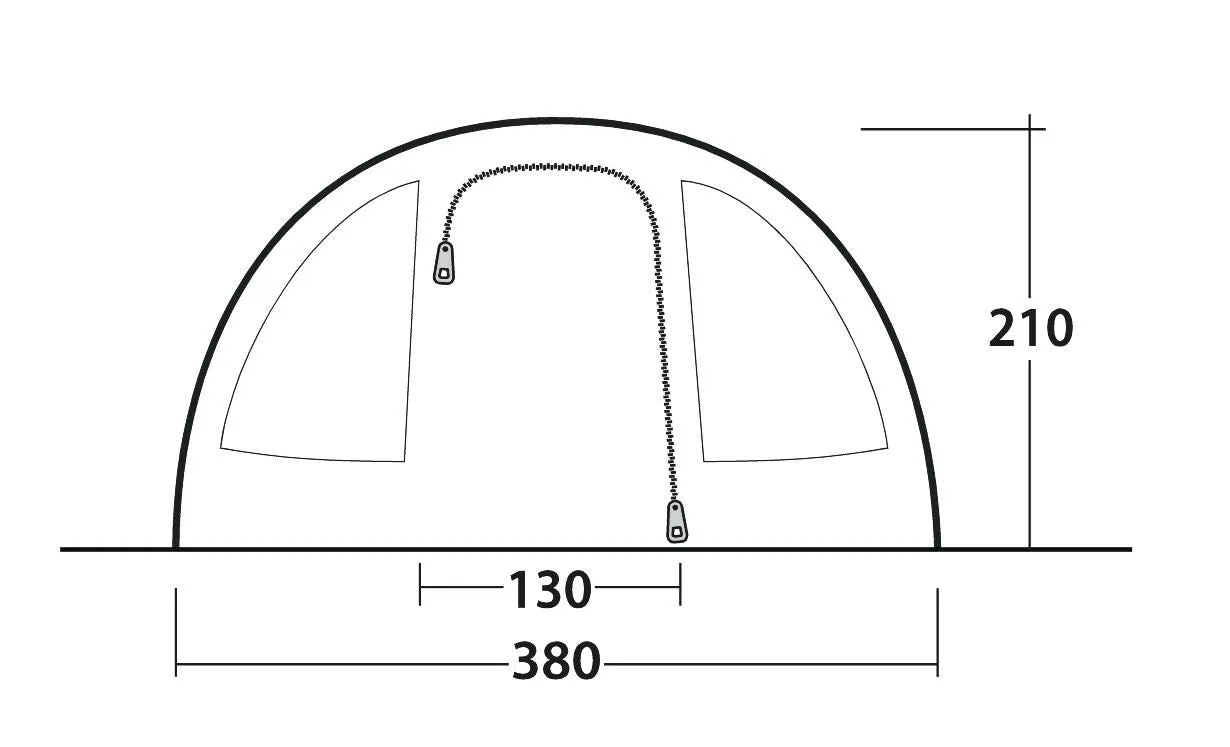 Outwell Sky 6 Pole Blue 6 Person Tent