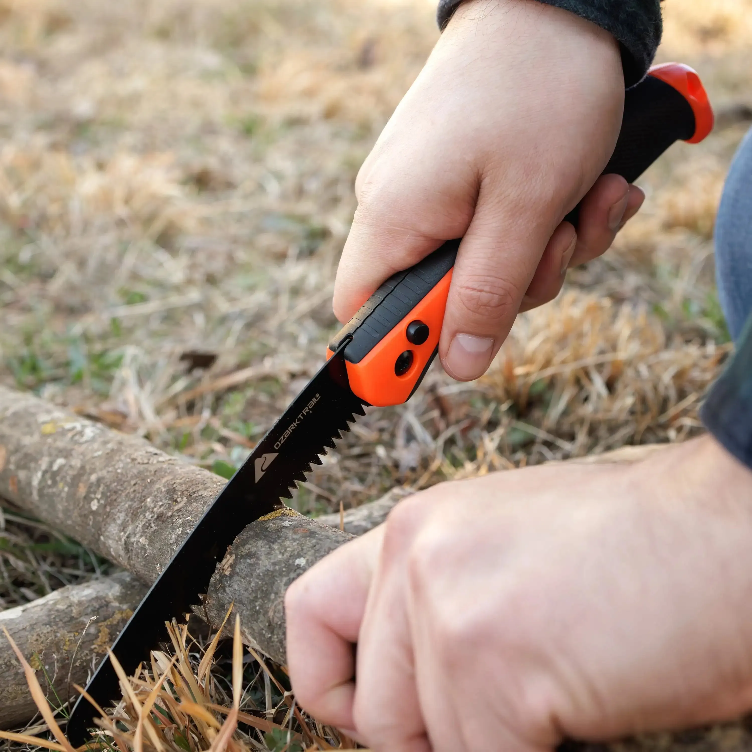 Ozark Trail 7-Piece Camping Tool Set – Complete Outdoor Survival Kit with Hammer, Axe & Flashlightcam