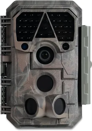 P70 Trail Camera, 64MP 1296p, Game Cameras with No-Glow IR Night Vision, Motion Activated, Waterproof for Wildlife Deer Cams, Hunting