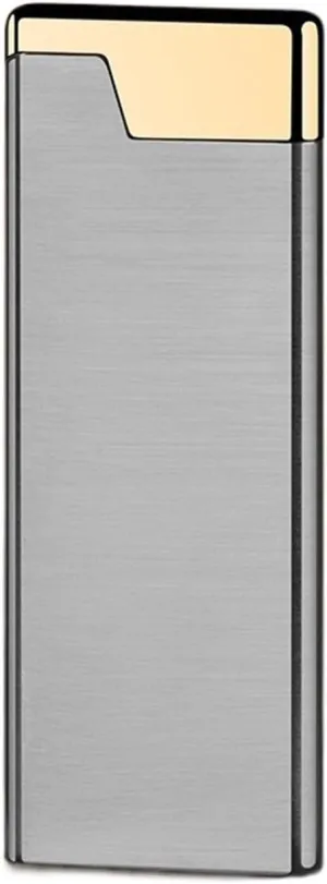 PEIXEN Wheeled Flint Ignition Portable Slim Lighter with Adjustable Flame Lighter, Slim Butane Lighter, Refillable Butane Lighter, Open Flame Lighter (Butane Not Included) (Color : E)