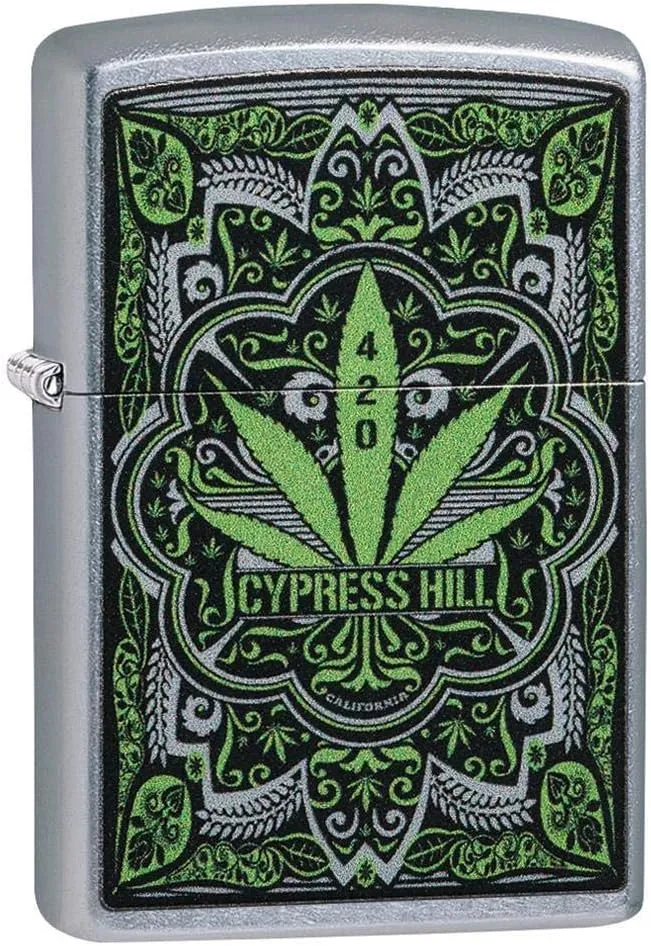 Personalized Zippo Cypress Hill Fan Street Chrome Windproof Lighter Free Engraving #49010 - Christmas, Halloween & Valentines Day Gift
