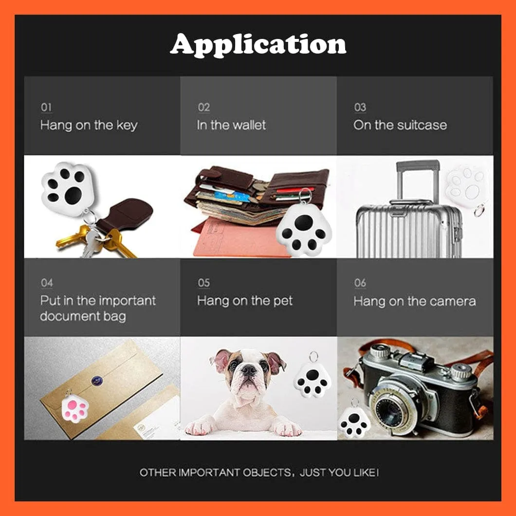 Pet Dog Gps Anti-Lost Alarm Wireless Bluetooth Tracker Car Wallet Key Collar Accessories